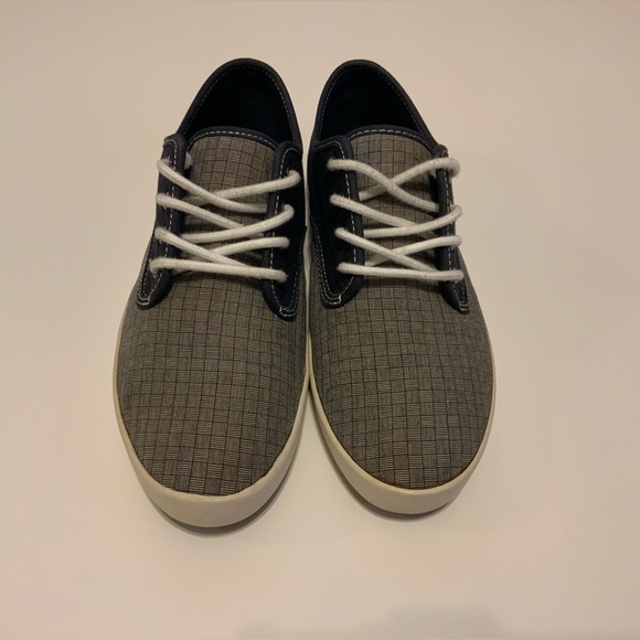 Men’s 7.5 Fred Perry Foxx Woven Canvas Sneakers - Picture 1 of 8